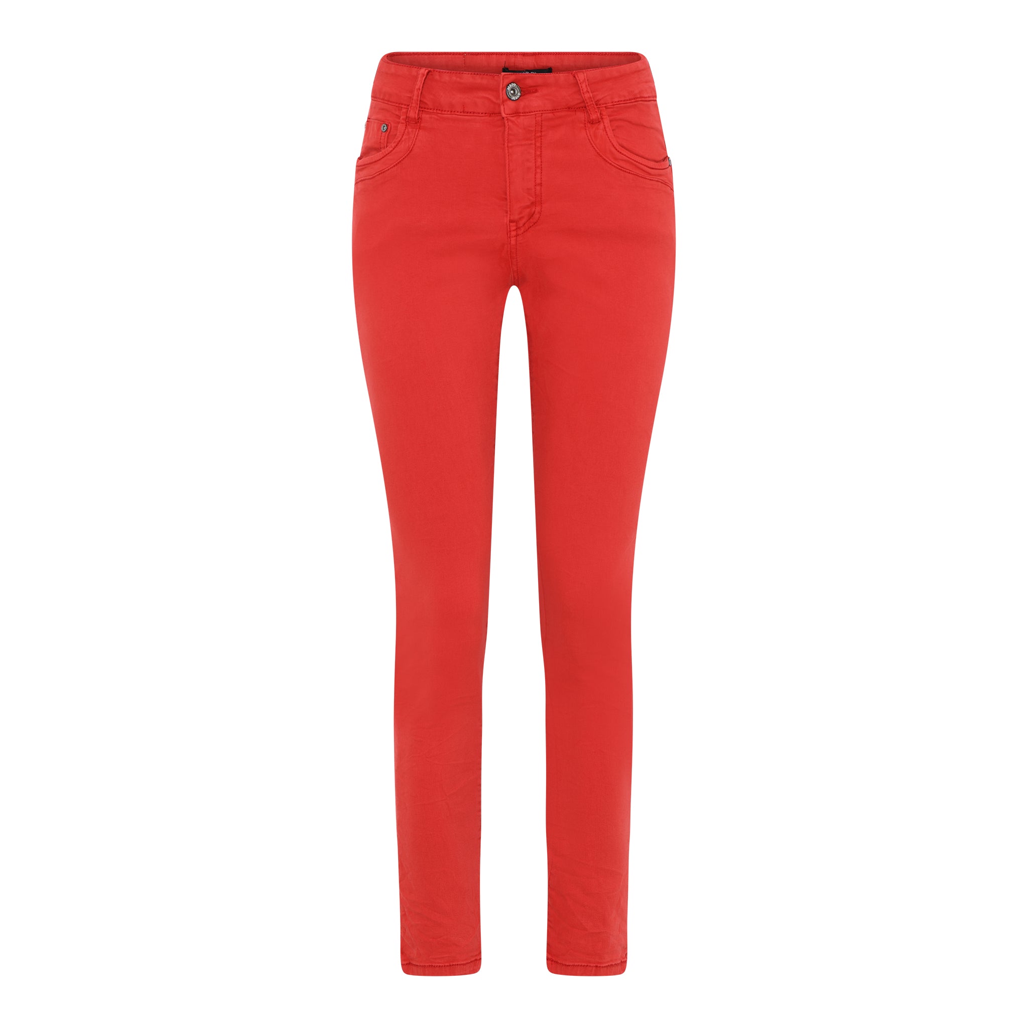 MAPP PATTI ZIP TWILL JEANS DENIM/TWILL 337 RED