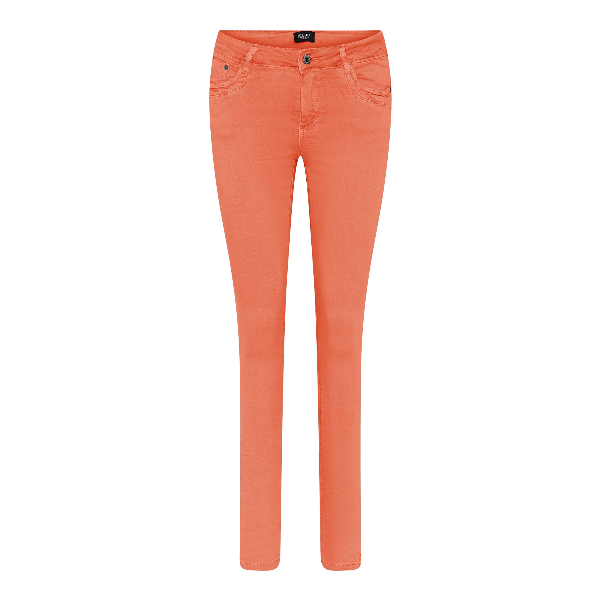 MAPP PATTI ZIP TWILL JEANS DENIM/TWILL 562 ORANGE