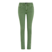 MAPP PATTI ZIP TWILL JEANS DENIM/TWILL 633 OLIVE OIL