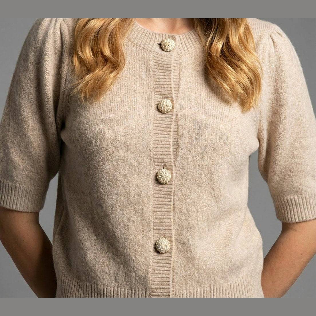 MARC LAUGE PEARL CARDIGAN KNITWEAR