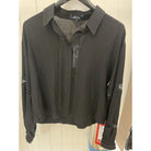 M JEANS PEARL LACE SHIRT BLOUSE/SHIRT 80 BLACK