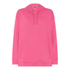 DNYcph PLUS SIZE BETH HOOD BLOUSE SWEATS/VELOUR 385 BRIGHT ROSE
