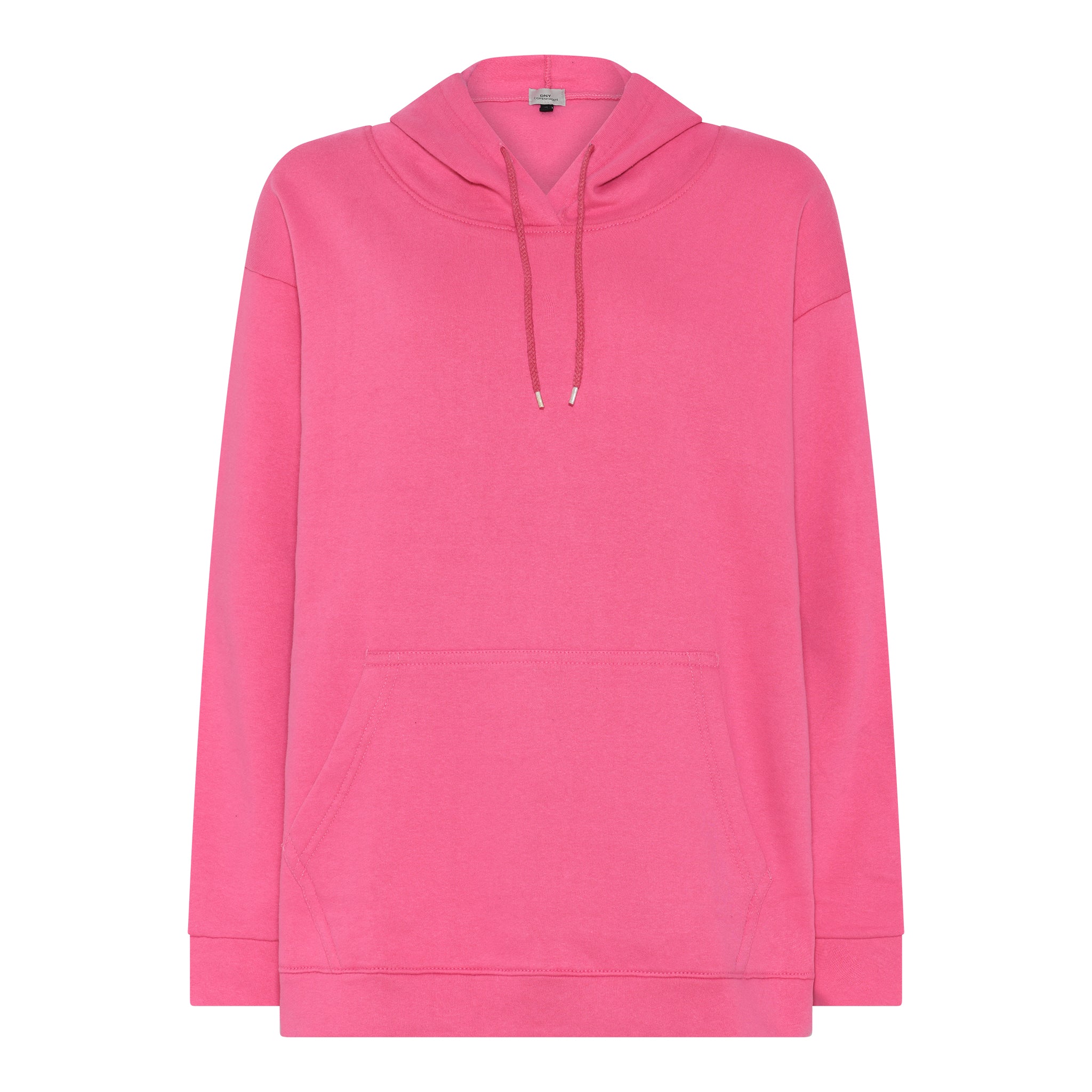 DNYcph PLUS SIZE BETH HOOD BLOUSE SWEATS/VELOUR 385 BRIGHT ROSE