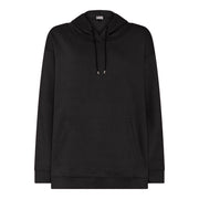 DNYcph PLUS SIZE BETH HOOD BLOUSE SWEATS/VELOUR 80 BLACK