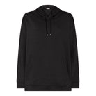 DNYcph PLUS SIZE BETH HOOD BLOUSE SWEATS/VELOUR 80 BLACK