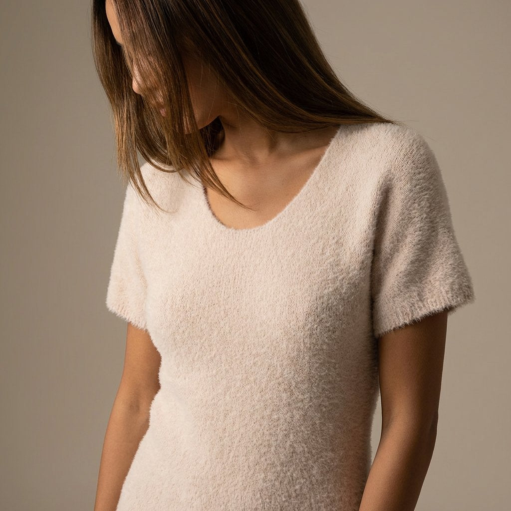 MAPP PLYS V-NECK KNIT KNITWEAR 20 OFF WHITE