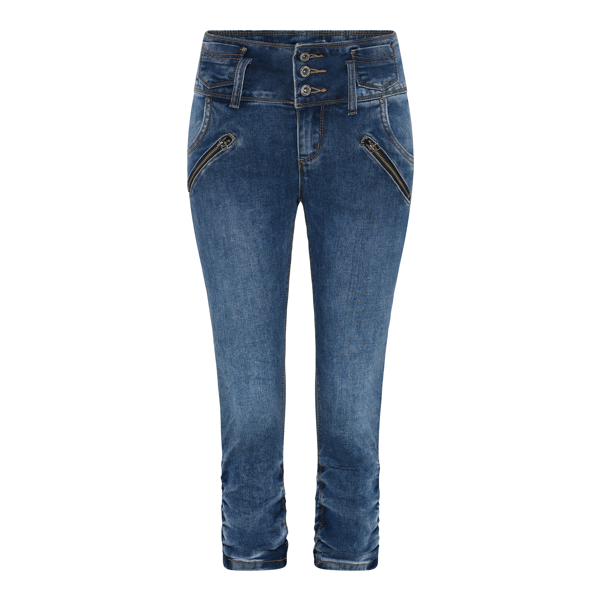 MAPP PRETTY DENIM PIRATE PANTS 3/4 939699 CLASSIC BLUE USED