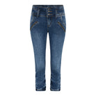 MAPP PRETTY PIRATE DENIM PANTS 3/4 939699 CLASSIC BLUE USED