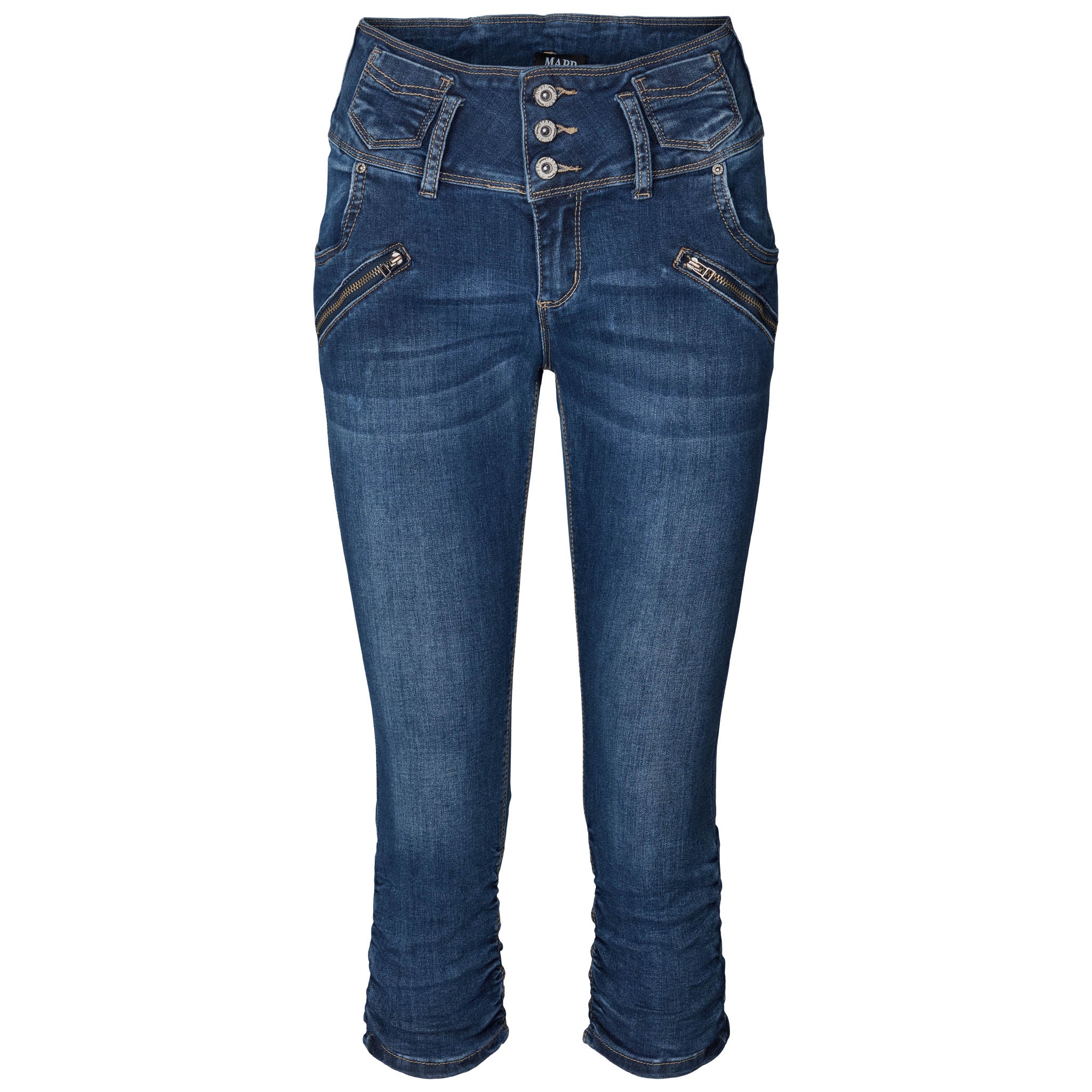 MAPP PRETTY DENIM PIRATE PANTS 3/4 969699 DARK BLUE USED