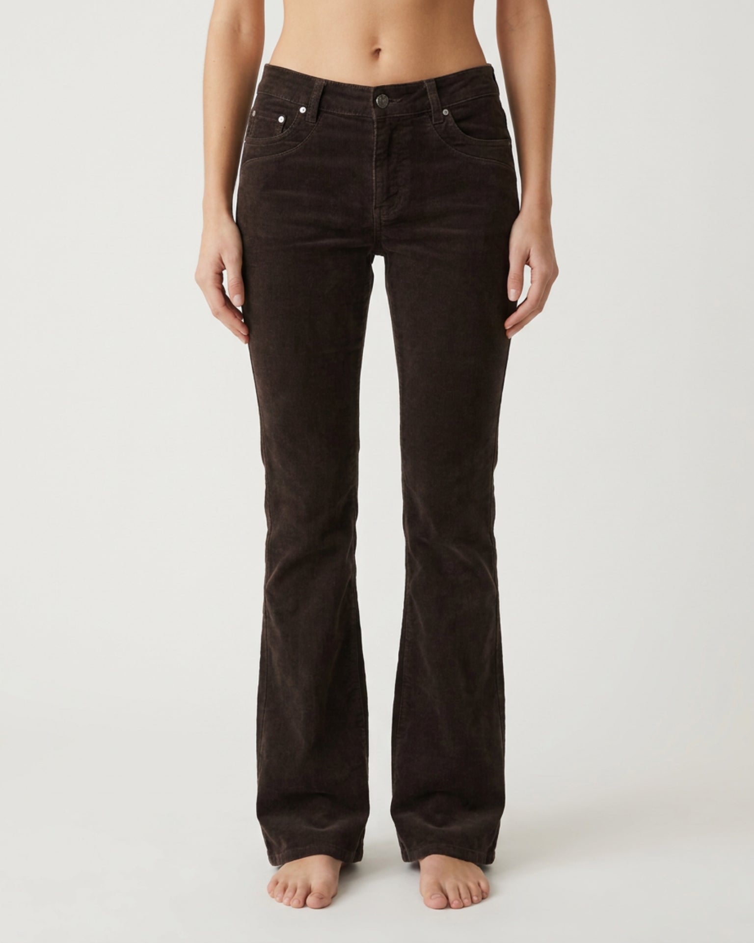 MAPP Patti Bootcut Corduroy Jeans CORD/FLØJL 129 CHOCOLATE