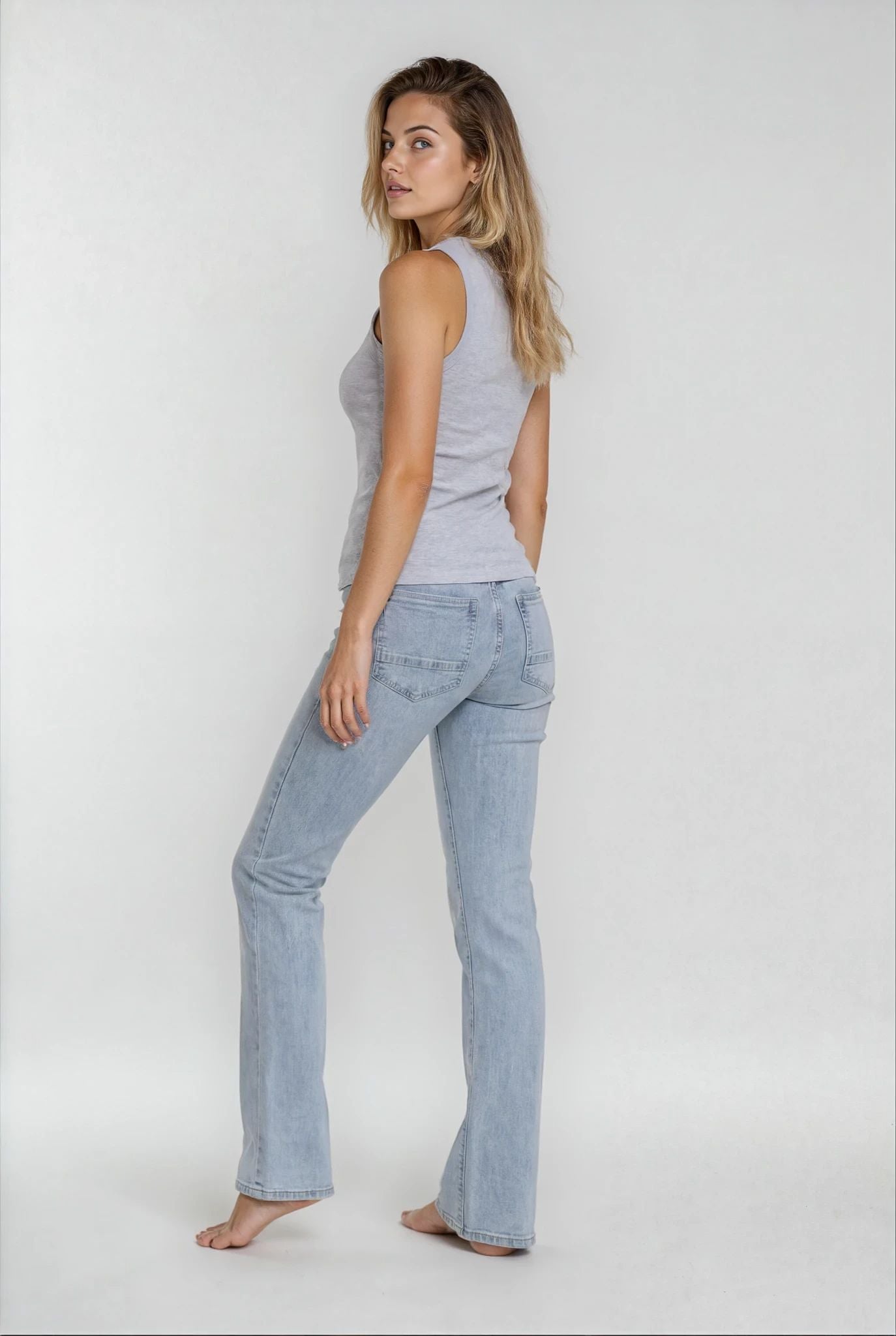 MAPP Patti Bootcut Denim Jeans DENIM/TWILL 8996 LIGHT BLUE USED