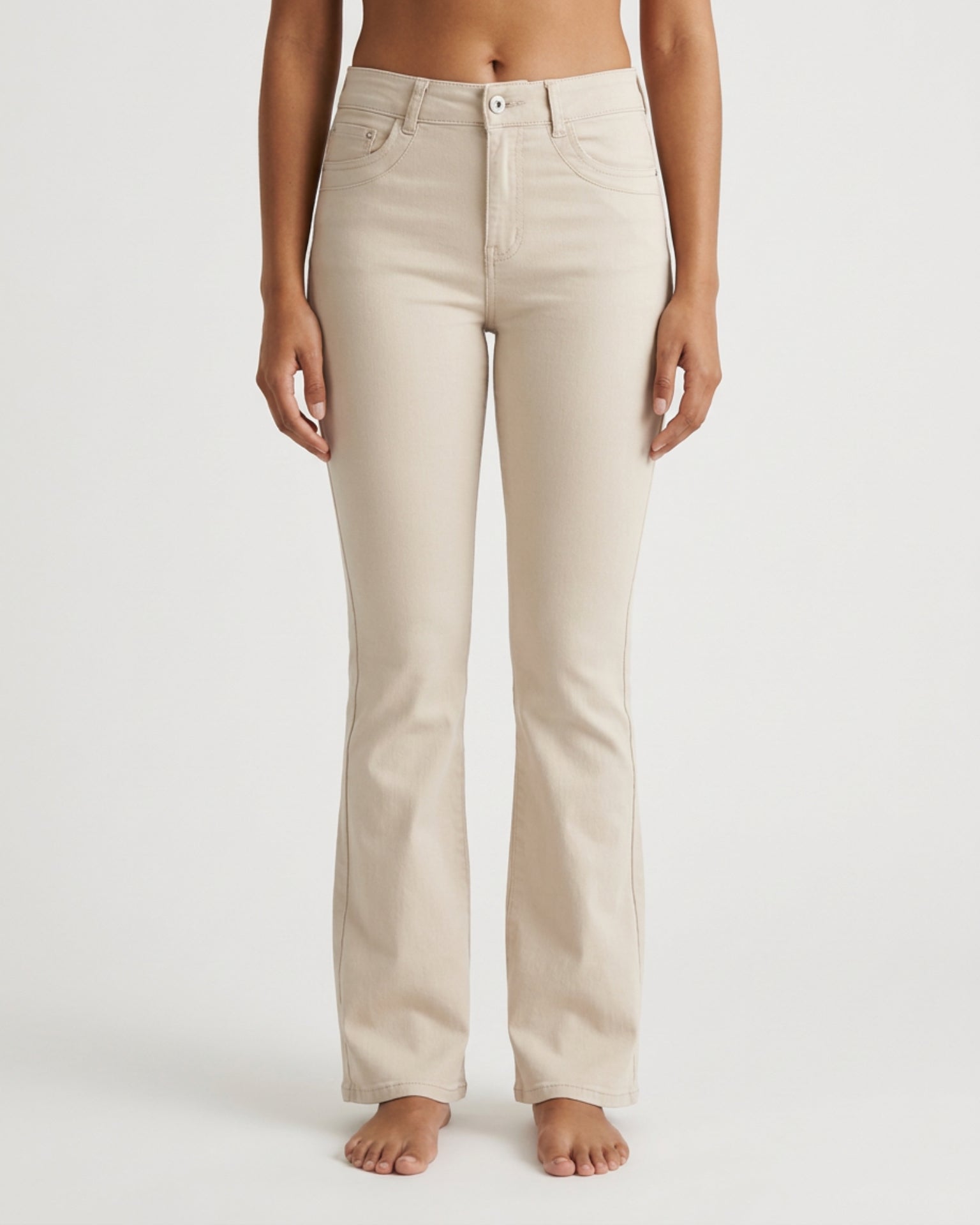 MAPP Patti Bootcut Twill Jeans DENIM/TWILL 27 SAND