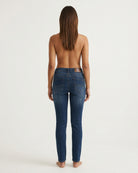 MAPP Patti Button Denim Jeans DENIM/TWILL 969699 DARK BLUE USED