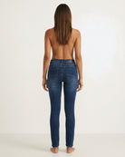 MAPP Patti Button Denim Jeans DENIM/TWILL 939699 CLASSIC BLUE USED