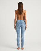 MAPP Patti Button Denim Jeans DENIM/TWILL 909699 LT. BLUE USED