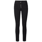 MAPP Patti Button Denim Jeans DENIM/TWILL 81 BLACK DENIM