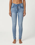MAPP Patti Button Denim Jeans DENIM/TWILL 909699 LT. BLUE USED