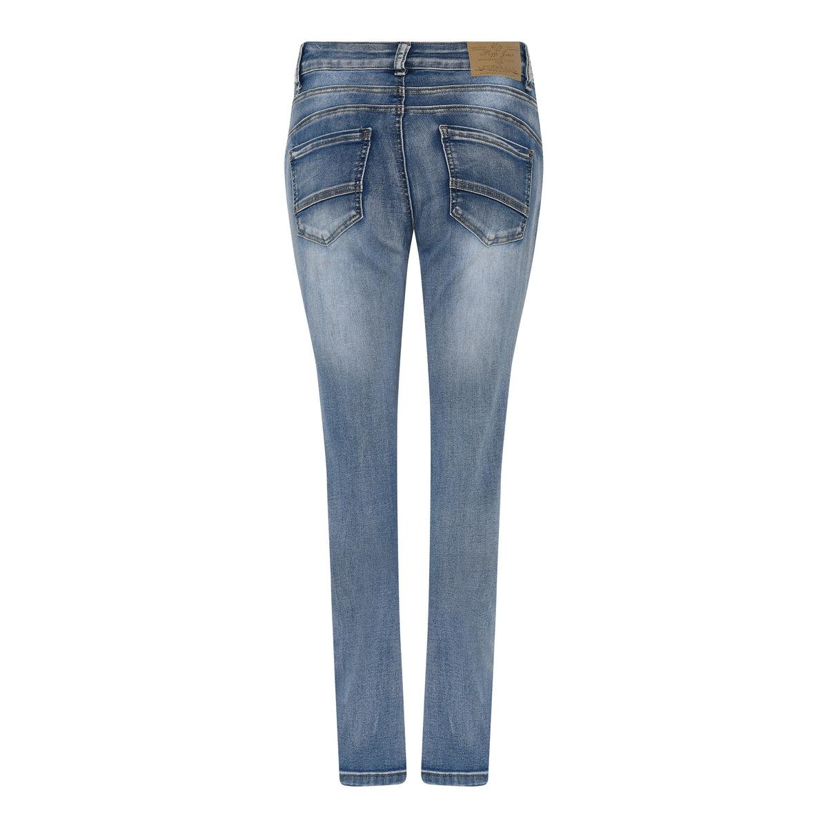 MAPP Patti Button Denim Jeans DENIM/TWILL 9196 LIGHT BLUE USED