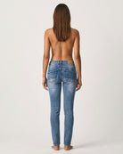 MAPP Patti Button Denim Jeans DENIM/TWILL 9196 LIGHT BLUE USED