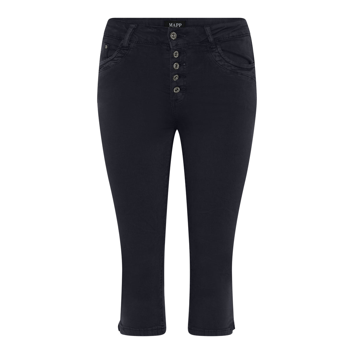 MAPP Patti Button Twill Pirate PANTS 3/4 104 NAVY