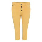 MAPP Patti Button Twill Pirate PANTS 3/4 141 SOFT YELLOW