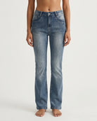 MAPP Patti Jones High Waist Bootcut Jeans | Mapp DENIM/TWILL 9196 LIGHT BLUE USED
