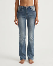 MAPP Patti Jones High Waist Bootcut Jeans | Mapp DENIM/TWILL 9196 LIGHT BLUE USED