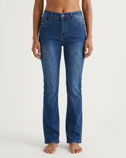 MAPP Patti Jones High Waist Bootcut Jeans | Mapp DENIM/TWILL 9396 DENIM USED