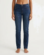 MAPP Patti Jones High Waist Bootcut Jeans | Mapp DENIM/TWILL 969699 DARK BLUE USED