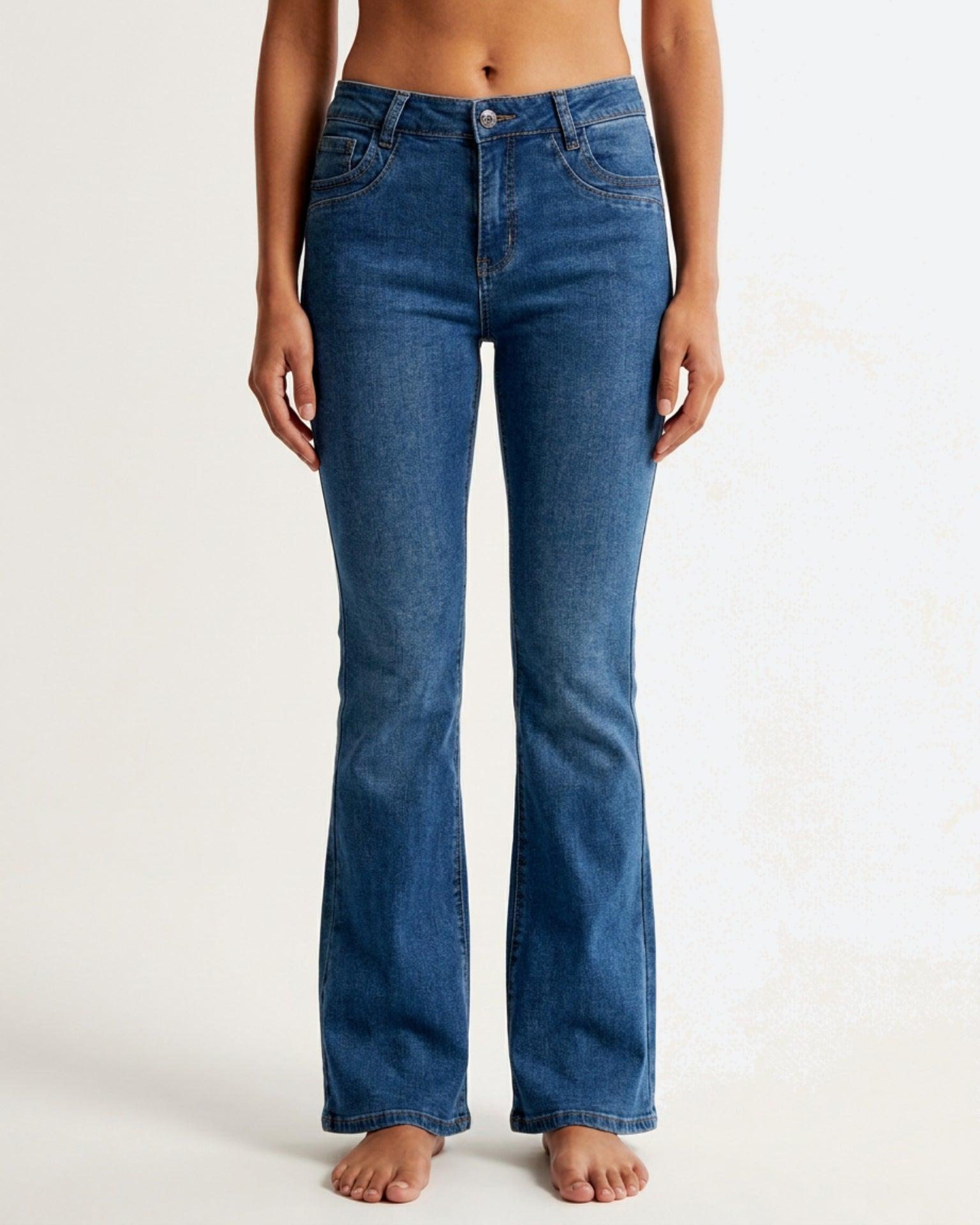 MAPP Patti Jones High Waist Bootcut Jeans | Mapp DENIM/TWILL 96 DARK BLUE DENIM