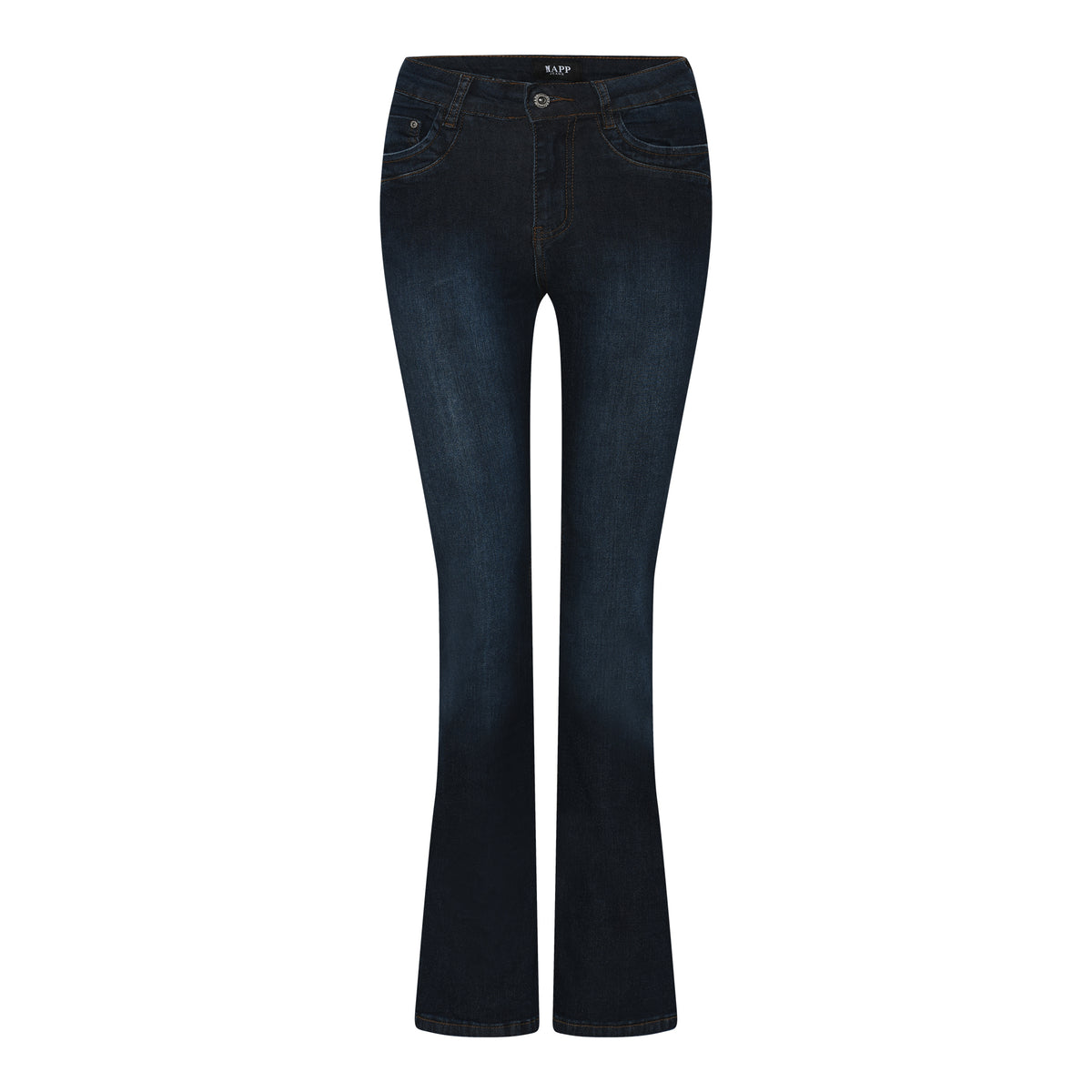MAPP Patti Jones High Waist Bootcut Jeans | Mapp DENIM/TWILL 98 DARK BLUE