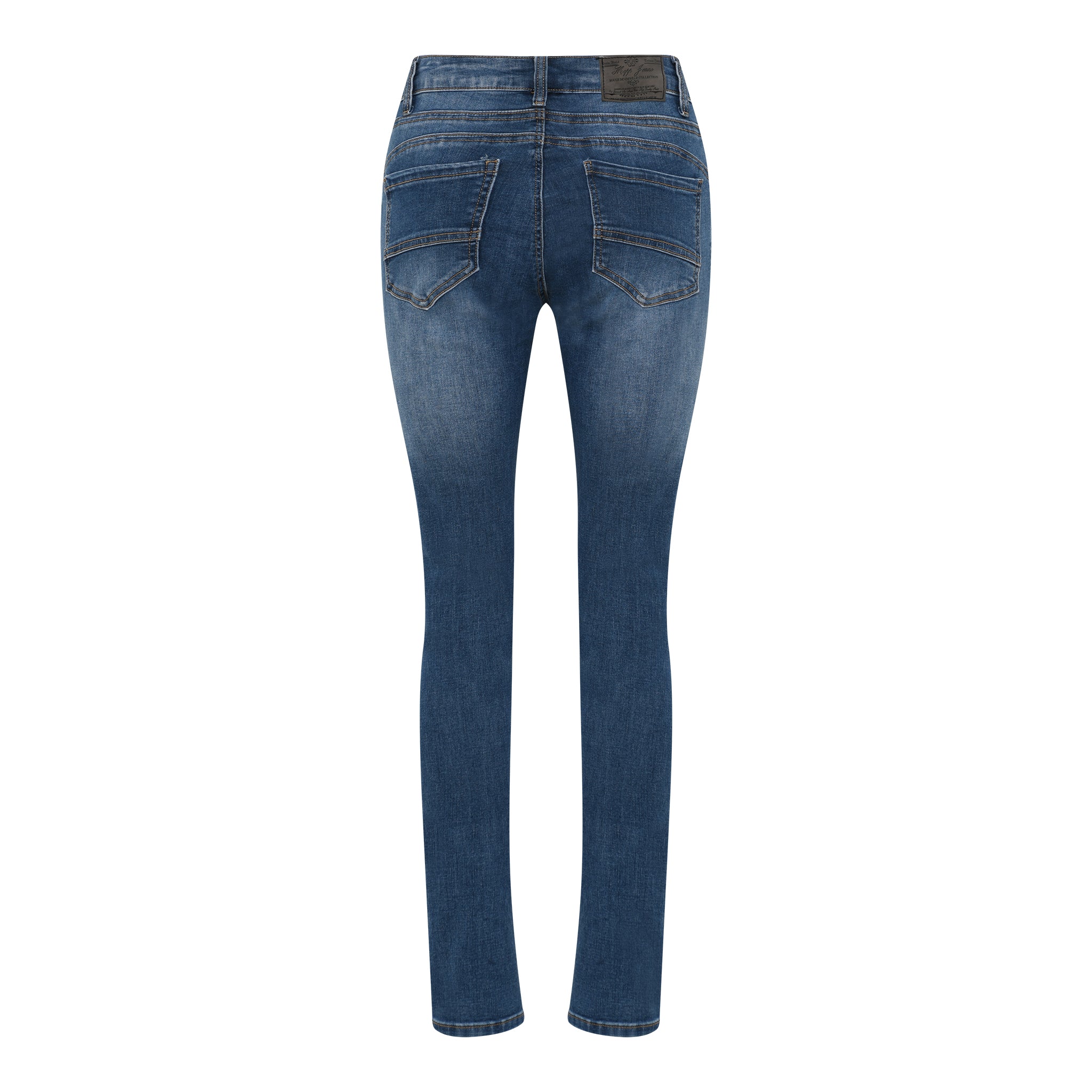 MAPP Patti Mid Waist Slim Fit Jeans | Marc Lauge DENIM/TWILL 939699 CLASSIC BLUE USED
