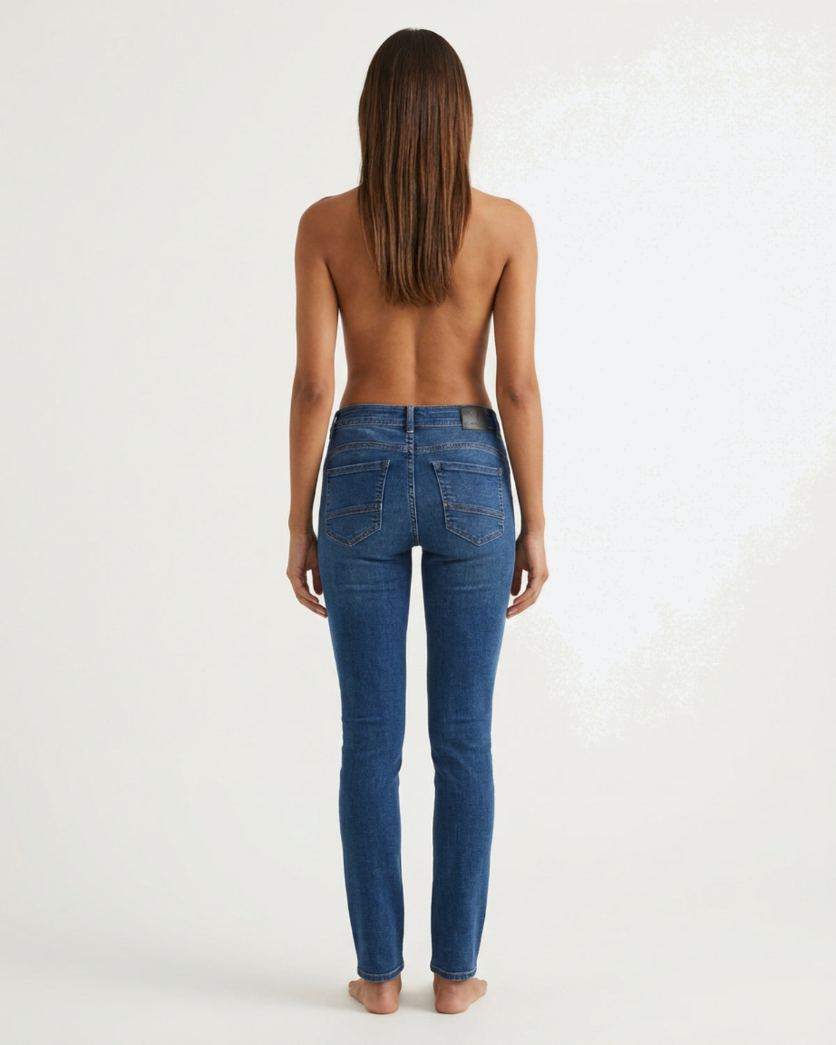 MAPP Patti Mid Waist Slim Fit Jeans | Marc Lauge DENIM/TWILL 9396 DENIM USED
