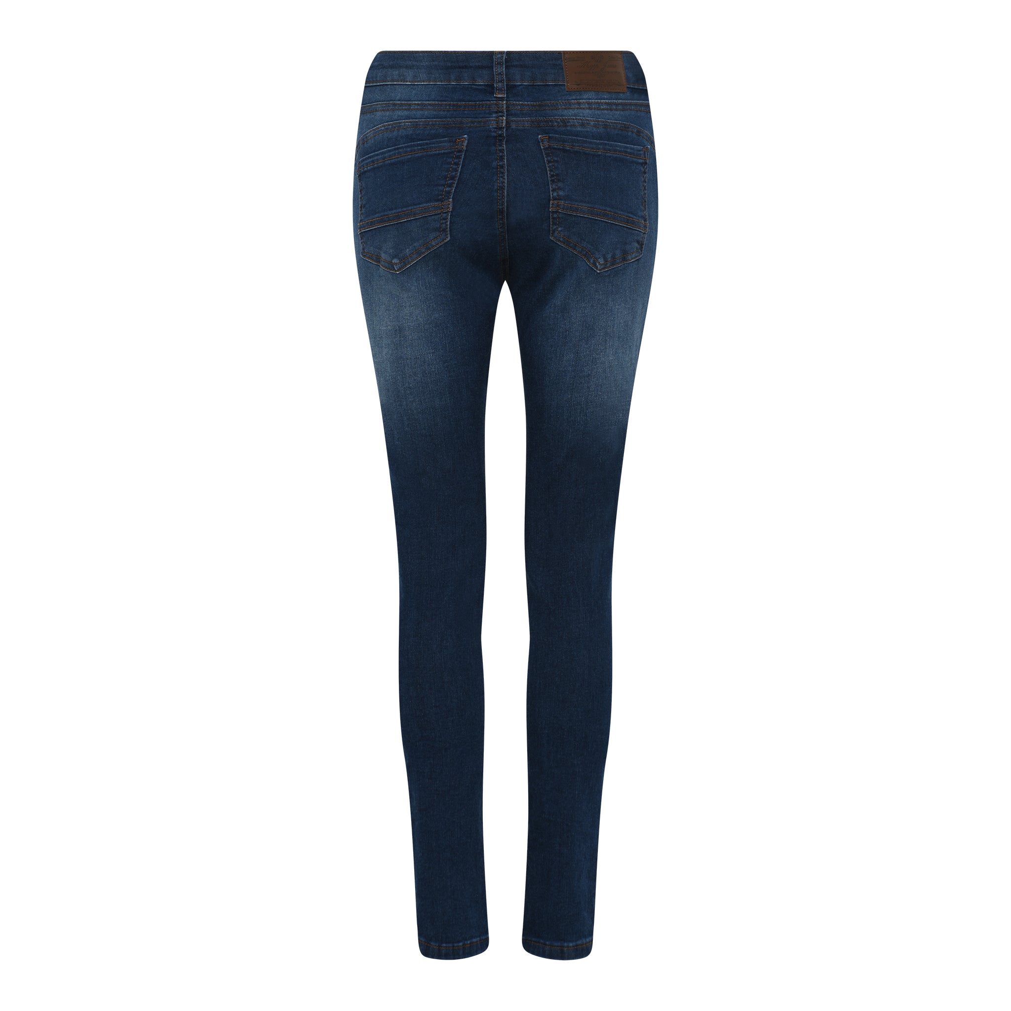 MAPP Patti Mid Waist Slim Fit Jeans | Marc Lauge DENIM/TWILL 969699 DARK BLUE USED