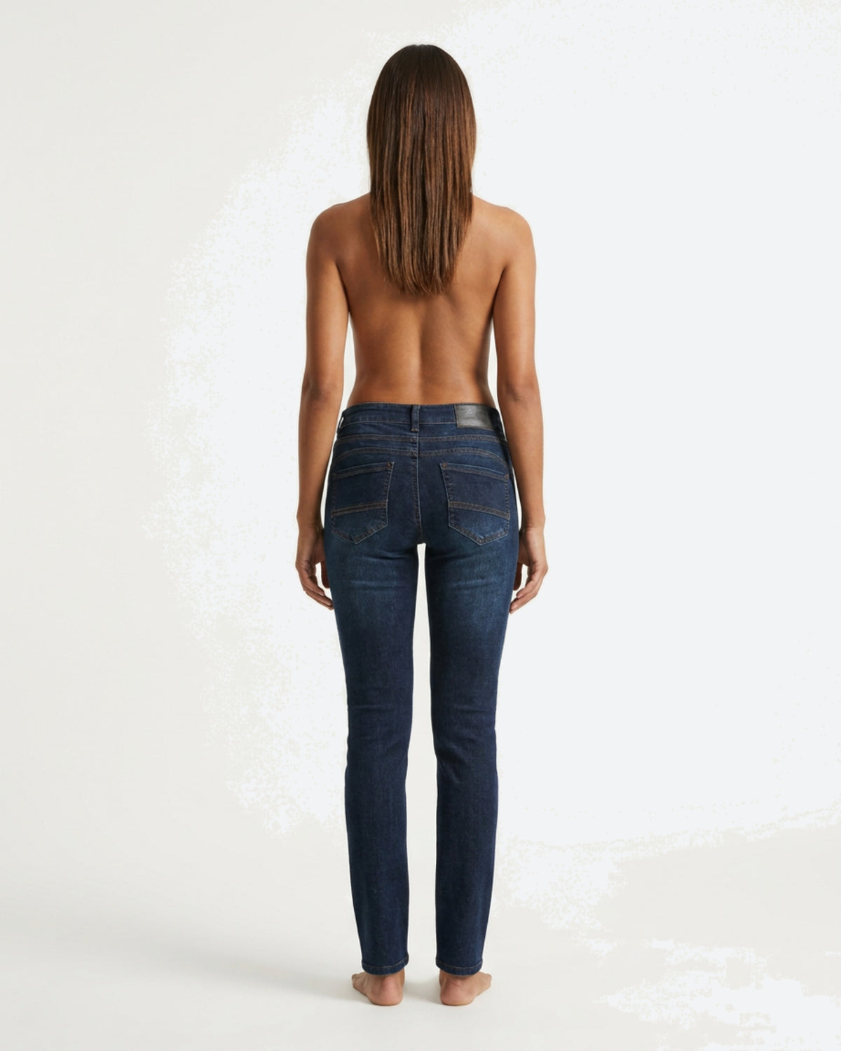 MAPP Patti Mid Waist Slim Fit Jeans | Marc Lauge DENIM/TWILL 989699 HI-TECH USED DARK BLUE