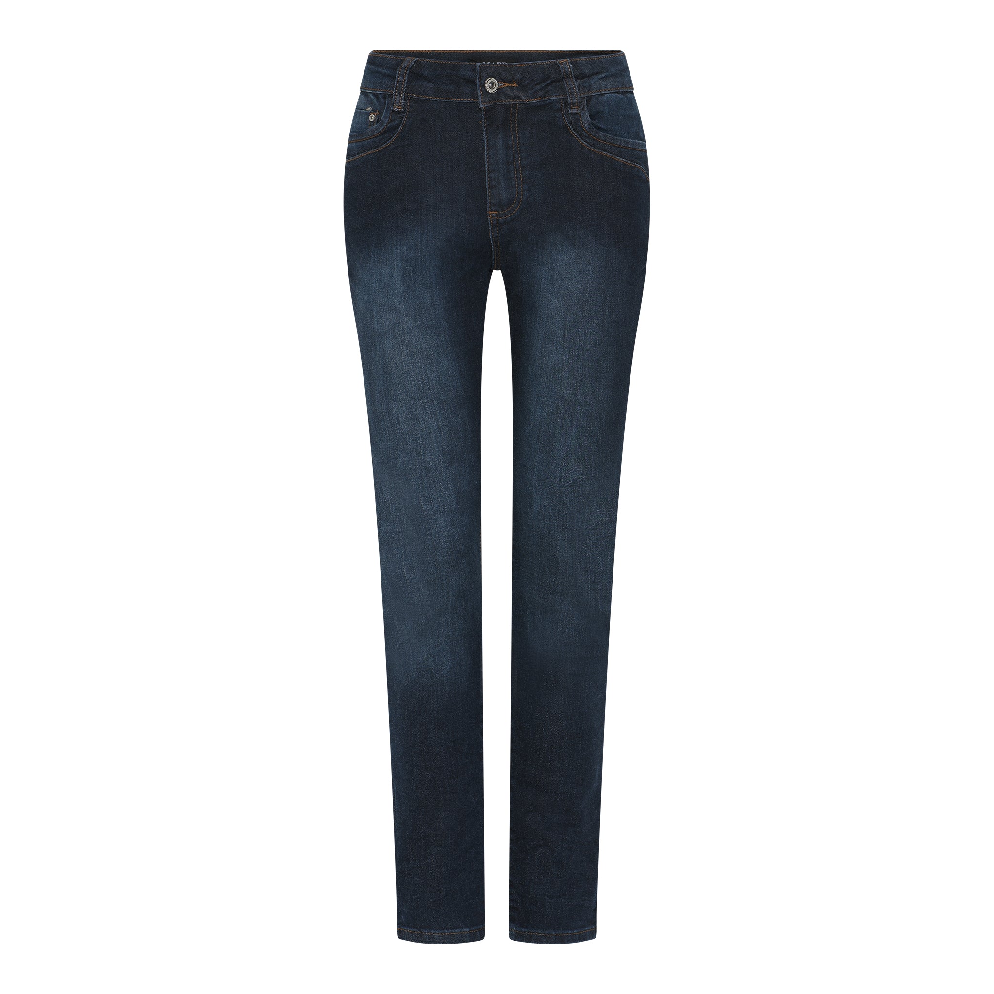 MAPP Patti Mid Waist Slim Fit Jeans | Marc Lauge DENIM/TWILL 989699 HI-TECH USED DARK BLUE
