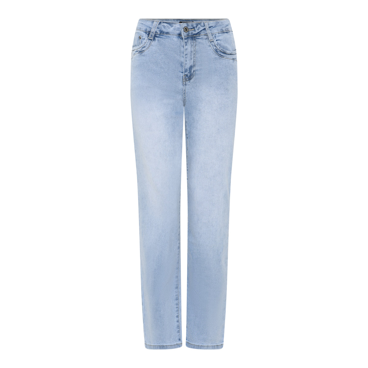 MAPP Patti Straight Leg Denim Jeans DENIM/TWILL 8996 LIGHT BLUE USED