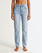 MAPP Patti Straight Leg Denim Jeans DENIM/TWILL 8996 LIGHT BLUE USED