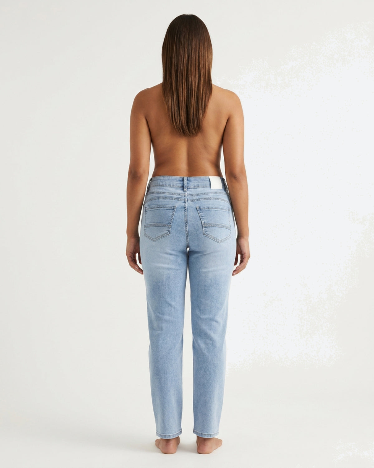 MAPP Patti Straight Leg Denim Jeans DENIM/TWILL 8996 LIGHT BLUE USED