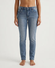 MAPP Patti Straight Leg Denim Jeans DENIM/TWILL 9196 LIGHT BLUE USED