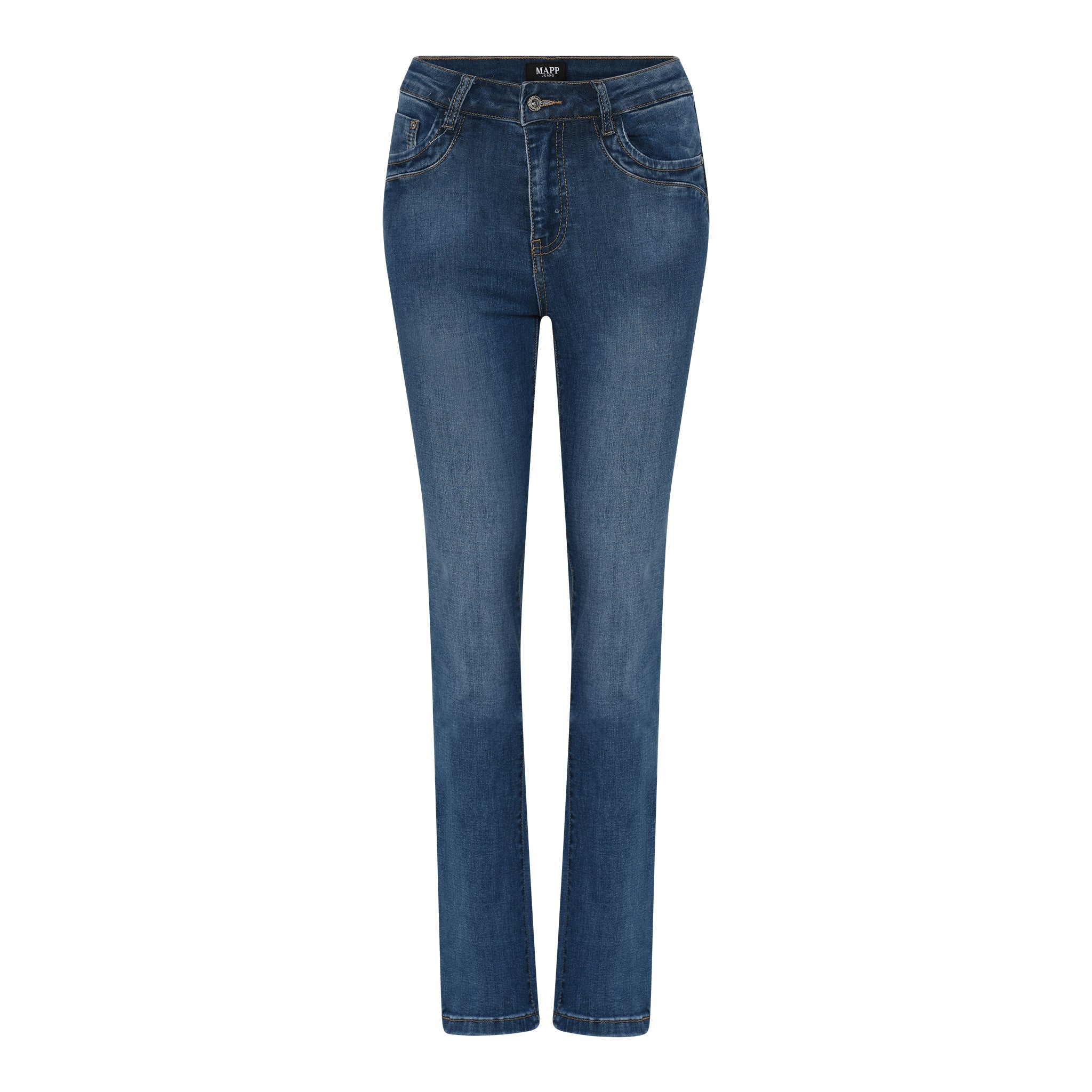 MAPP Patti Straight Leg Denim Jeans DENIM/TWILL 939699 CLASSIC BLUE USED