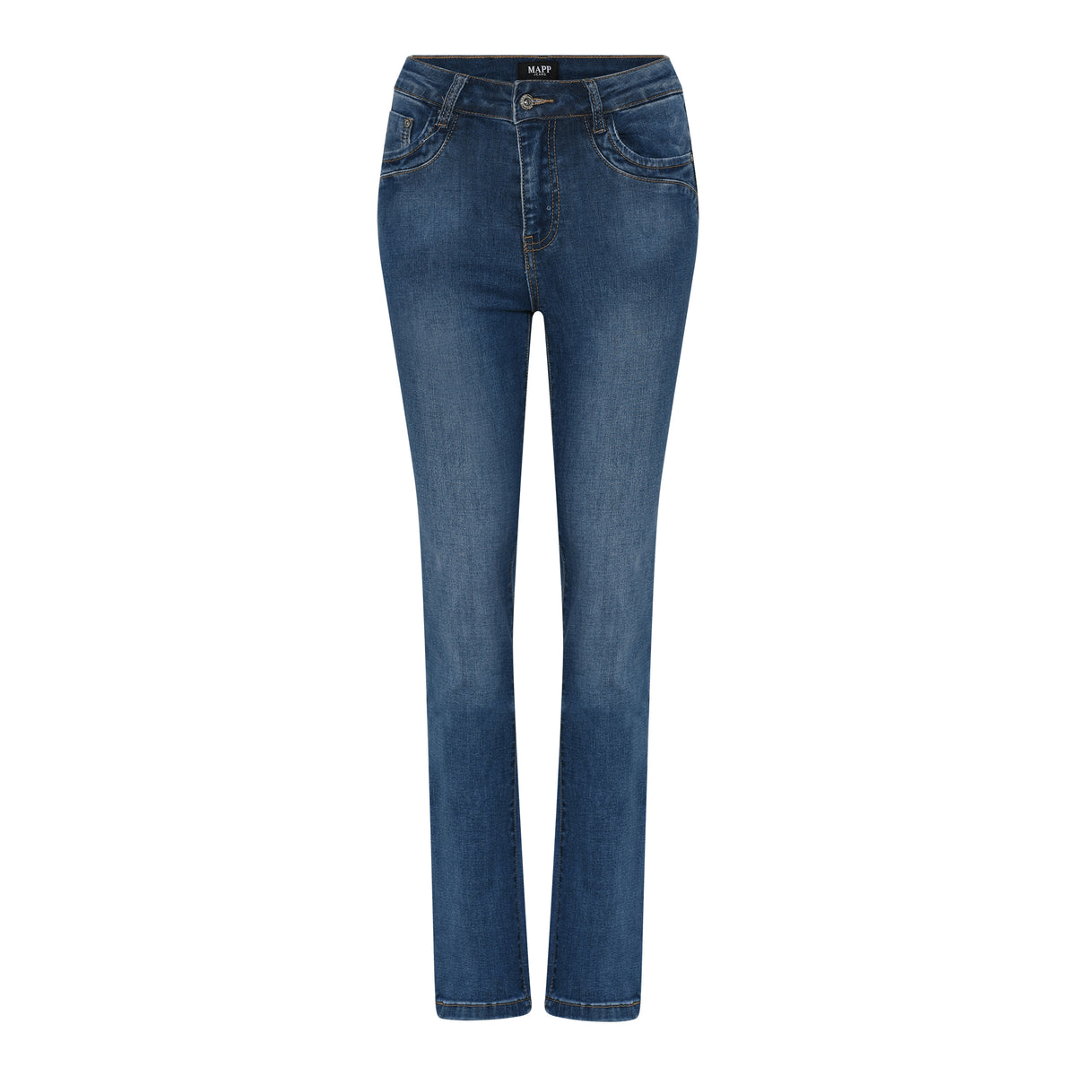 MAPP Patti Straight Leg Denim Jeans DENIM/TWILL 939699 CLASSIC BLUE USED
