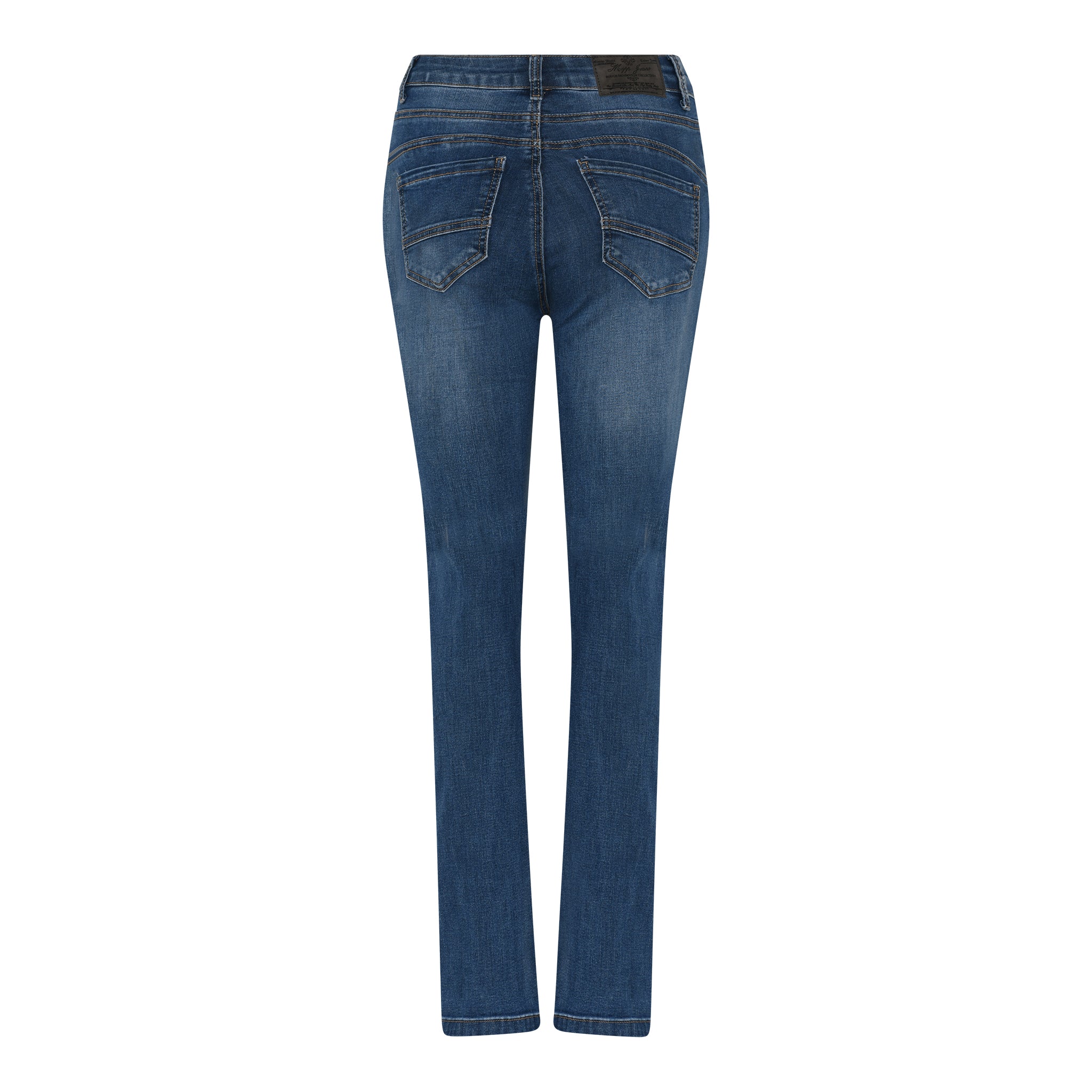 MAPP Patti Straight Leg Denim Jeans DENIM/TWILL 939699 CLASSIC BLUE USED