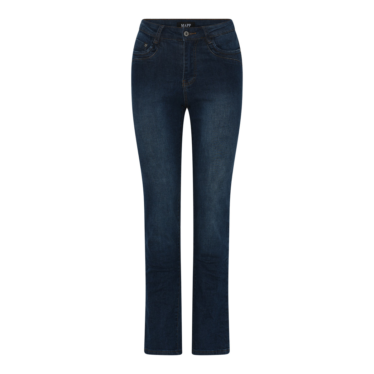 MAPP Patti Straight Leg Denim Jeans DENIM/TWILL 969699 DARK BLUE USED