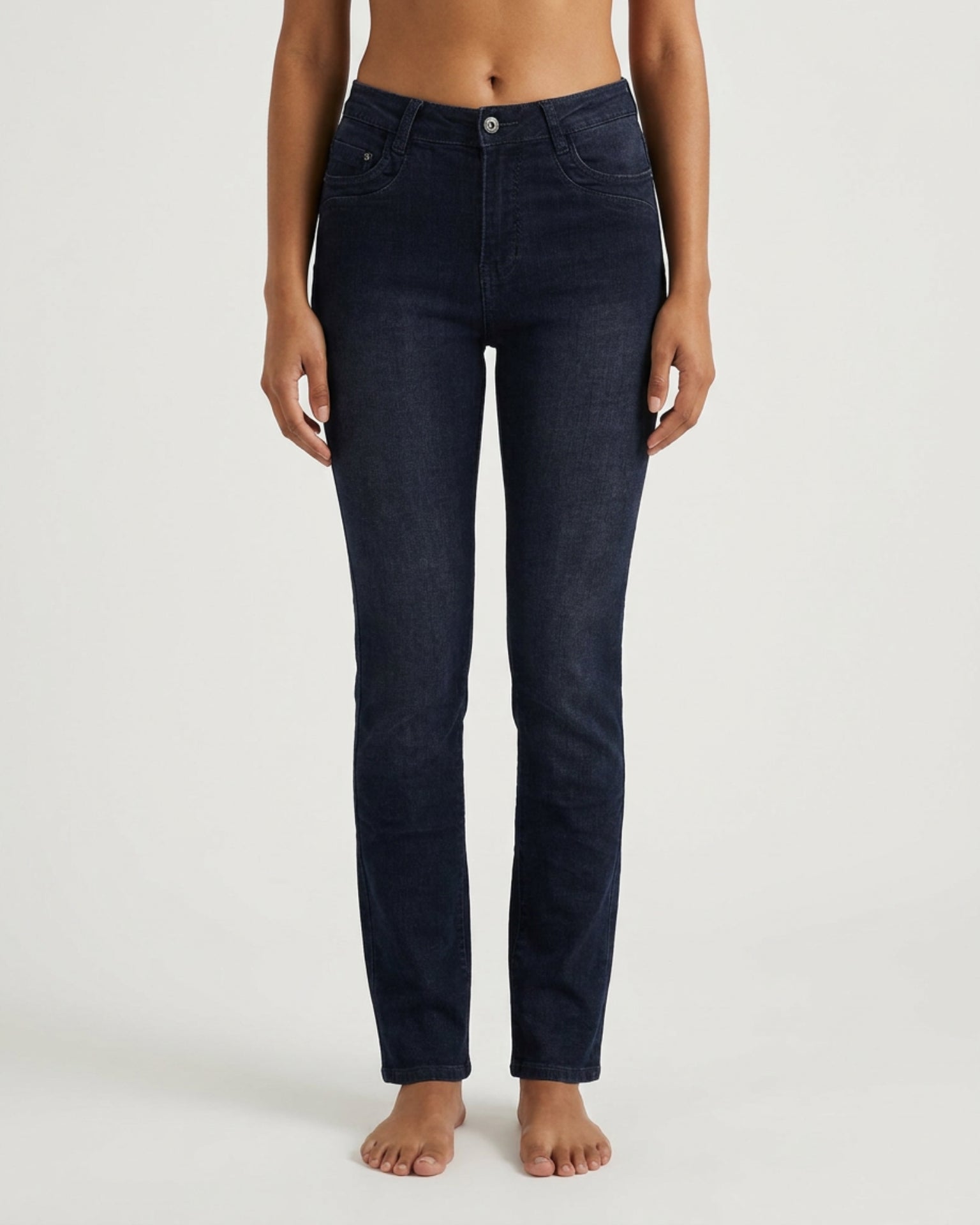 MAPP Patti Straight Leg Denim Jeans DENIM/TWILL 989699 HI-TECH USED DARK BLUE