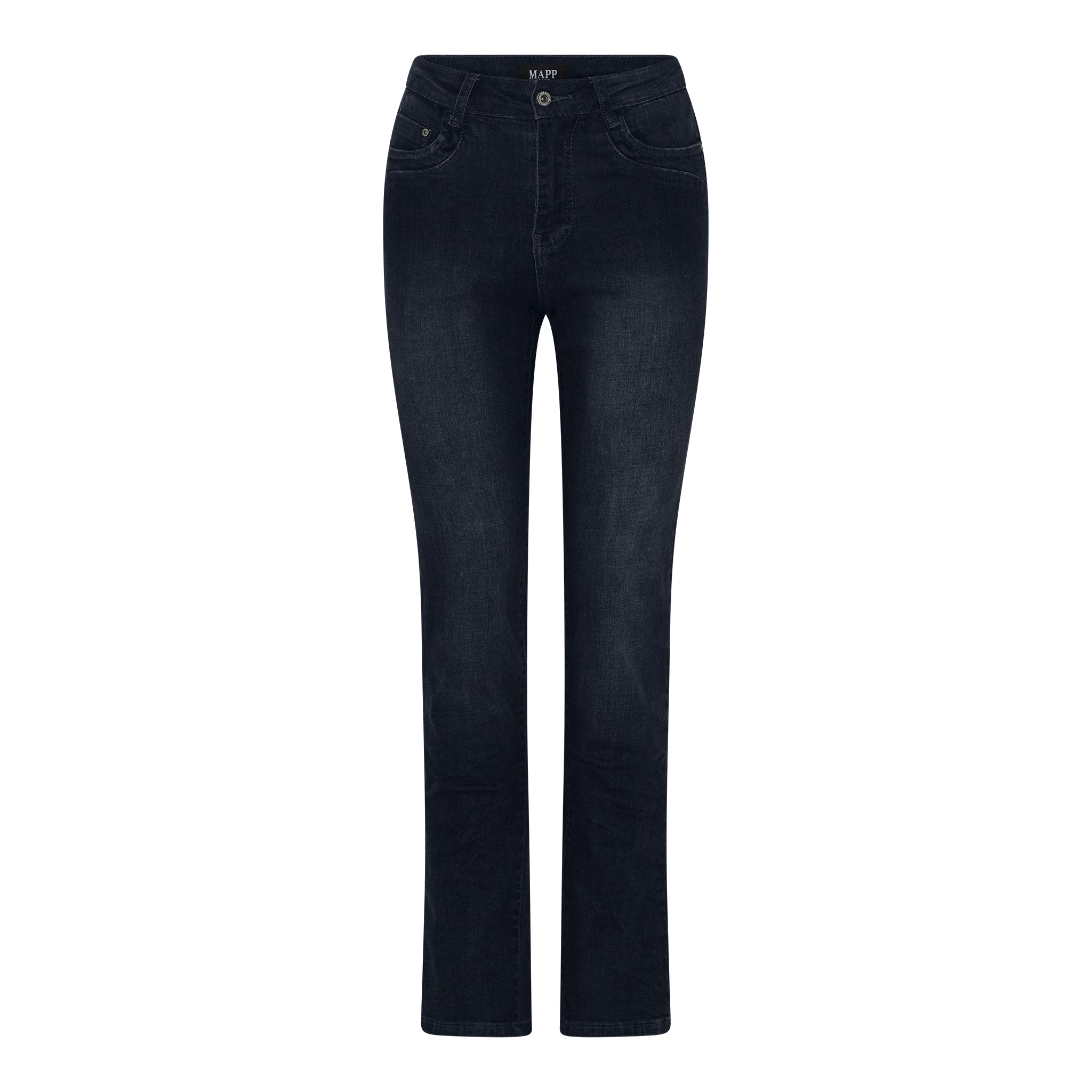 MAPP Patti Straight Leg Denim Jeans DENIM/TWILL 989699 HI-TECH USED DARK BLUE