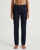 MAPP Patti Straight Leg Denim Jeans DENIM/TWILL 98 DARK BLUE
