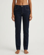 MAPP Patti Straight Leg Denim Jeans DENIM/TWILL 98 DARK BLUE