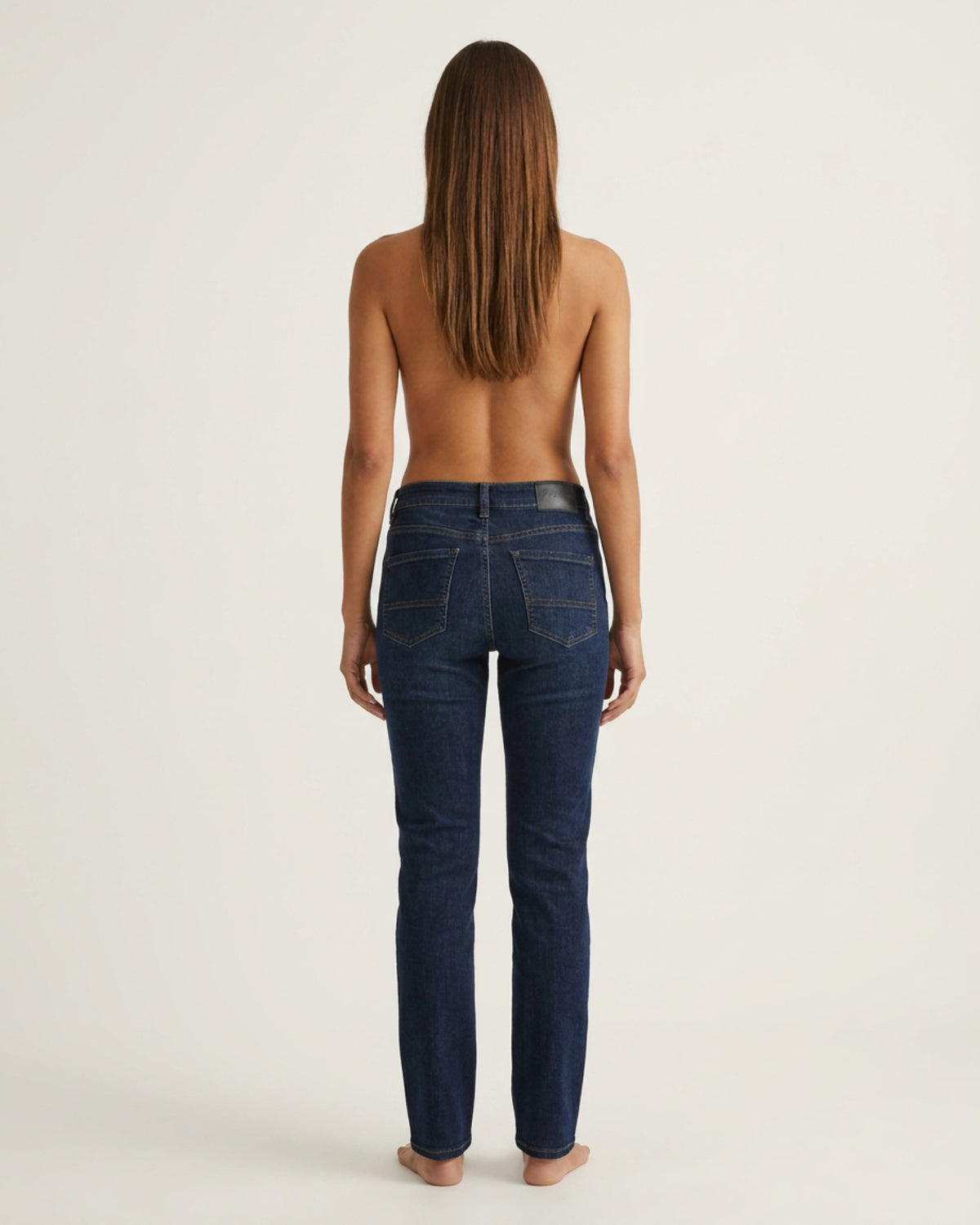 MAPP Patti Straight Leg Denim Jeans DENIM/TWILL 98 DARK BLUE