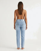 MAPP Patti Straight Leg Jeans | Mapp Jeans DENIM/TWILL 8996 LIGHT BLUE USED